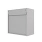 Basin 24 Inch 2 Door Wall Storage Cabinet  - Dove Gray