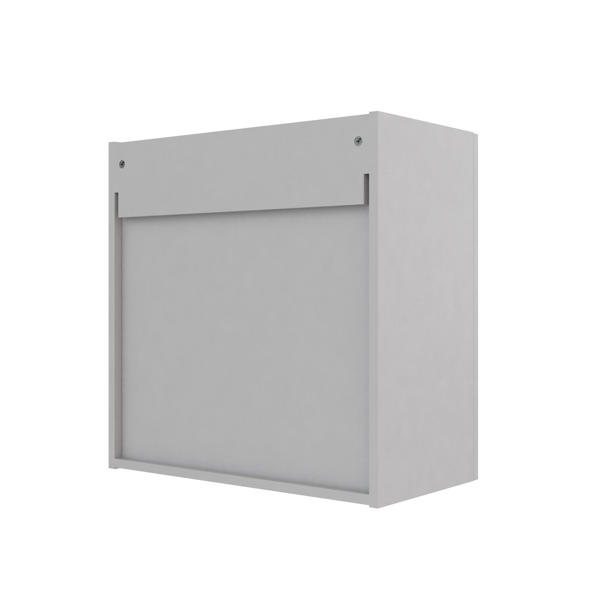 Basin 24 Inch 2 Door Wall Storage Cabinet  - Dove Gray