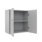 Basin 24 Inch 2 Door Wall Storage Cabinet  - Dove Gray