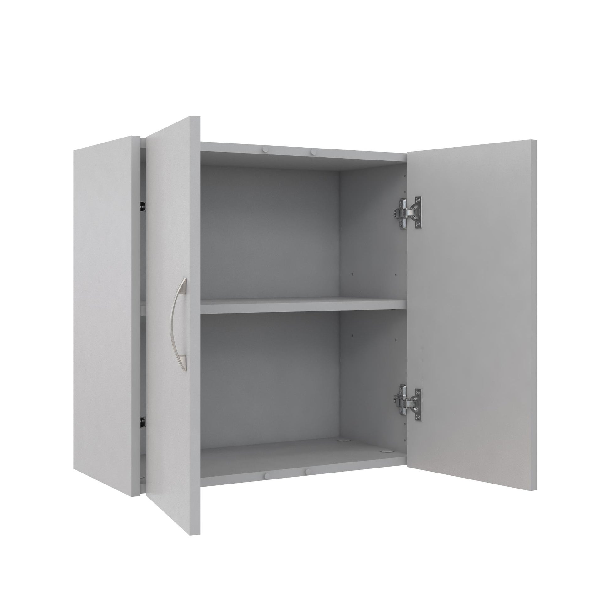 Basin 24 Inch 2 Door Wall Storage Cabinet  - Dove Gray