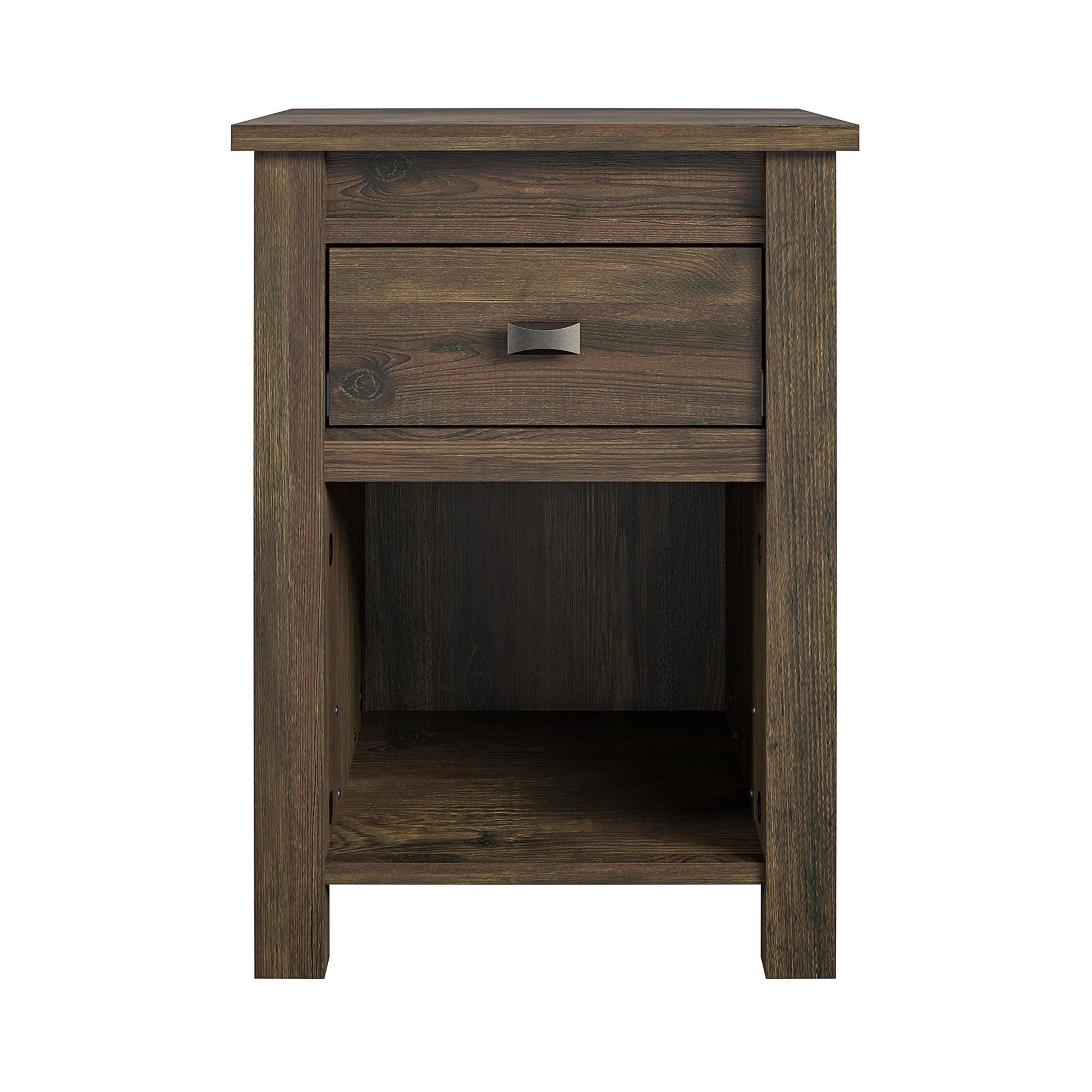 Farmington Rustic Farmhouse Nightstand with 1 Drawer - Rustic