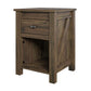 Farmington Rustic Farmhouse Nightstand with 1 Drawer - Rustic