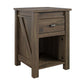 Farmington Rustic Farmhouse Nightstand with 1 Drawer - Rustic