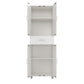 Basin 23.5 Inch Closed Storage Cabinet - White