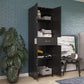 Basin 23.5 Inch Closed Storage Cabinet - Black