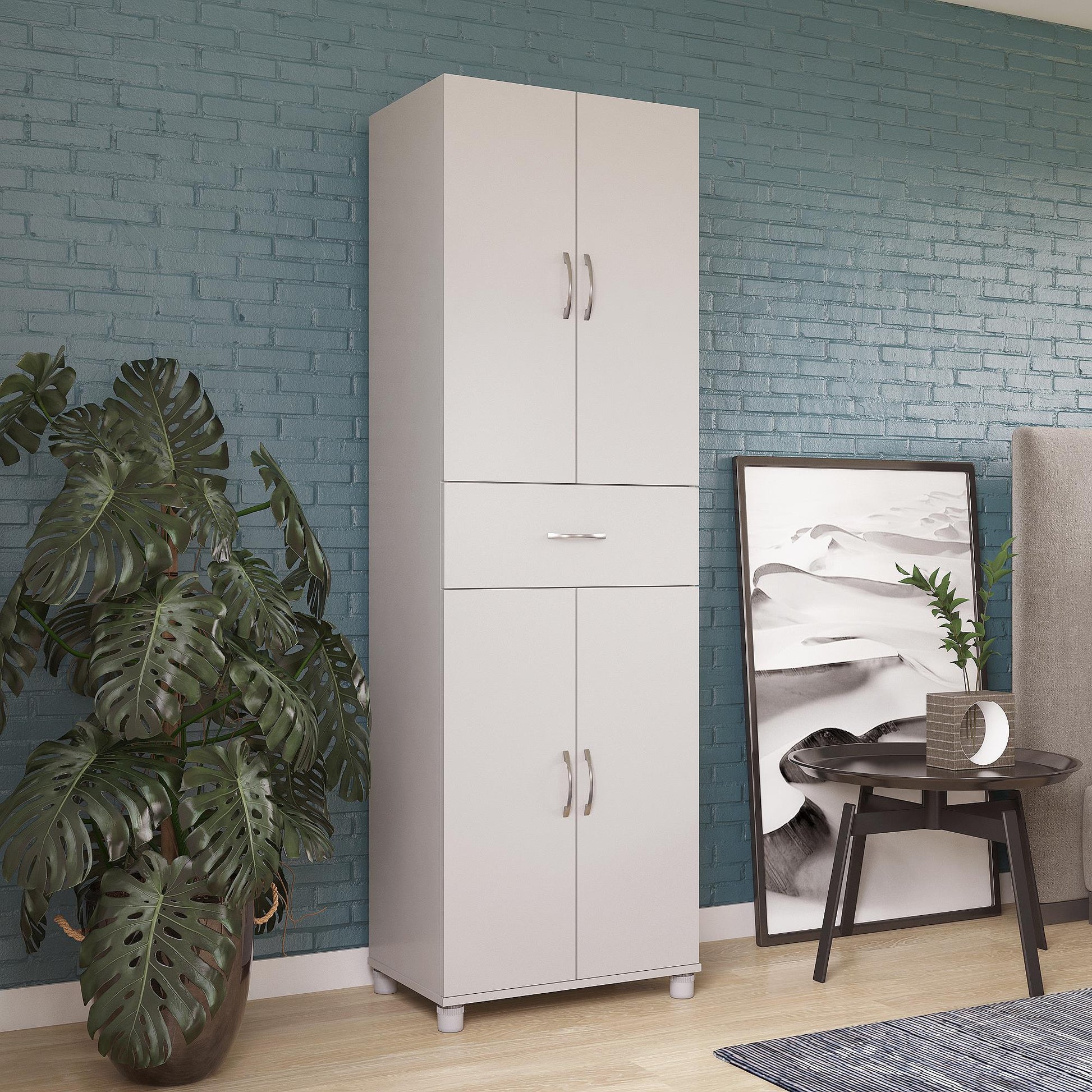 Basin 23.5 Inch Closed Storage Cabinet - Dove Gray