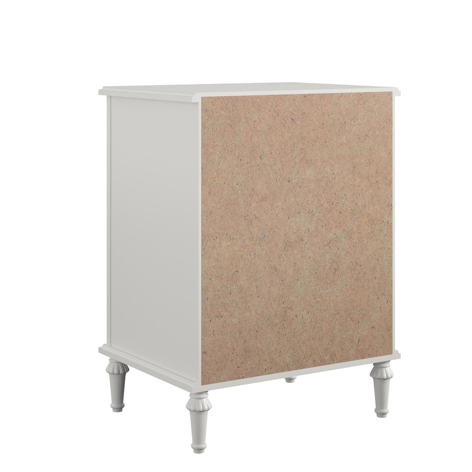 Rowan Valley Arden 1 Drawer Kids’ Nightstand with Open Cubby Space - White