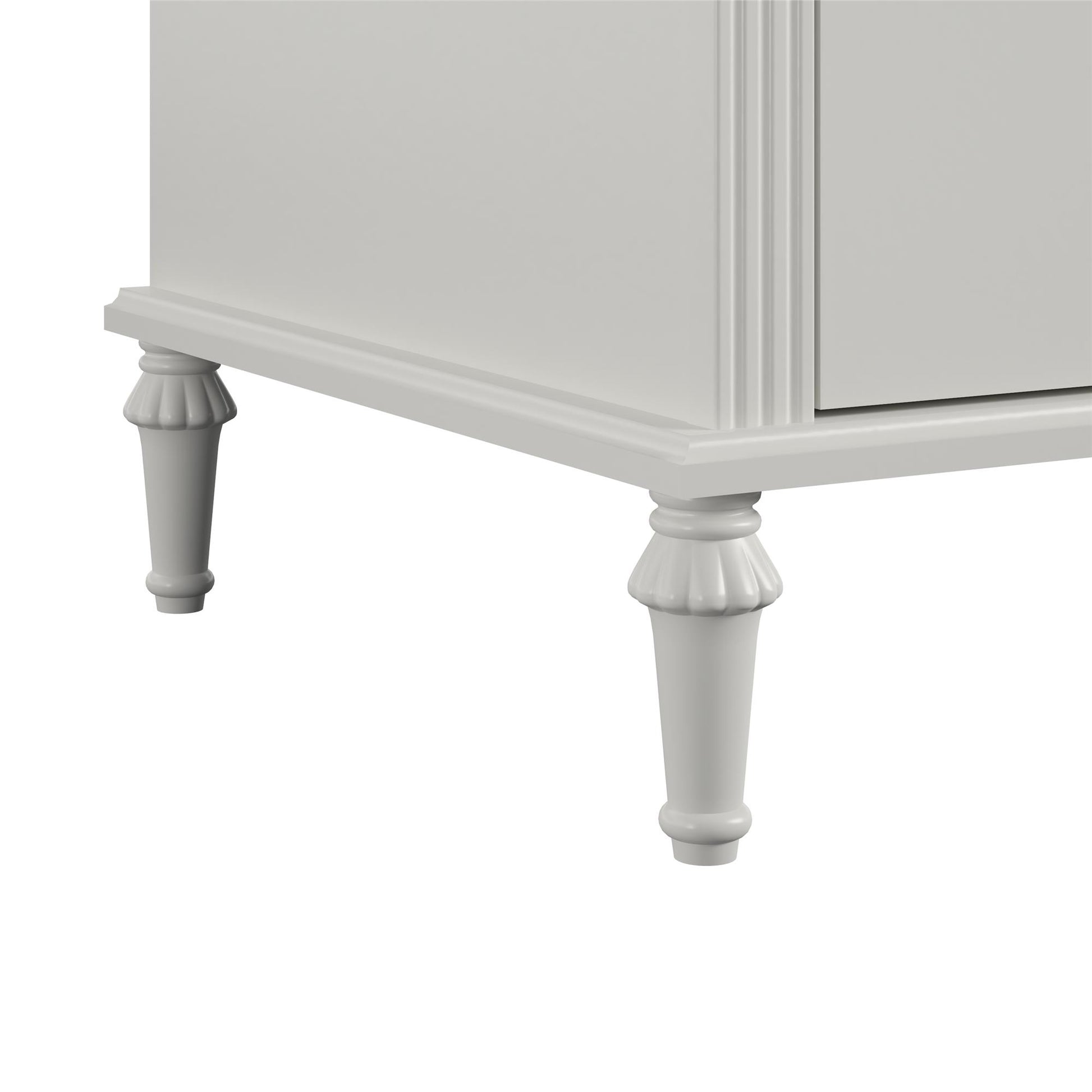Rowan Valley Arden 6 Drawer Changing Dresser with Topper - White