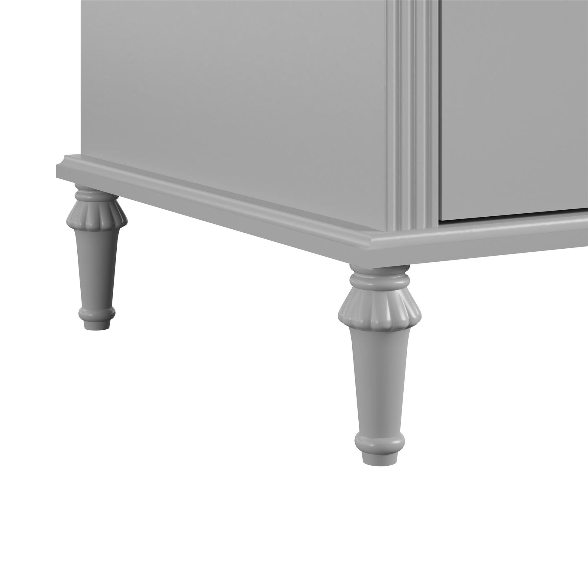 Rowan Valley Arden 6 Drawer Changing Dresser with Topper - Dove Gray