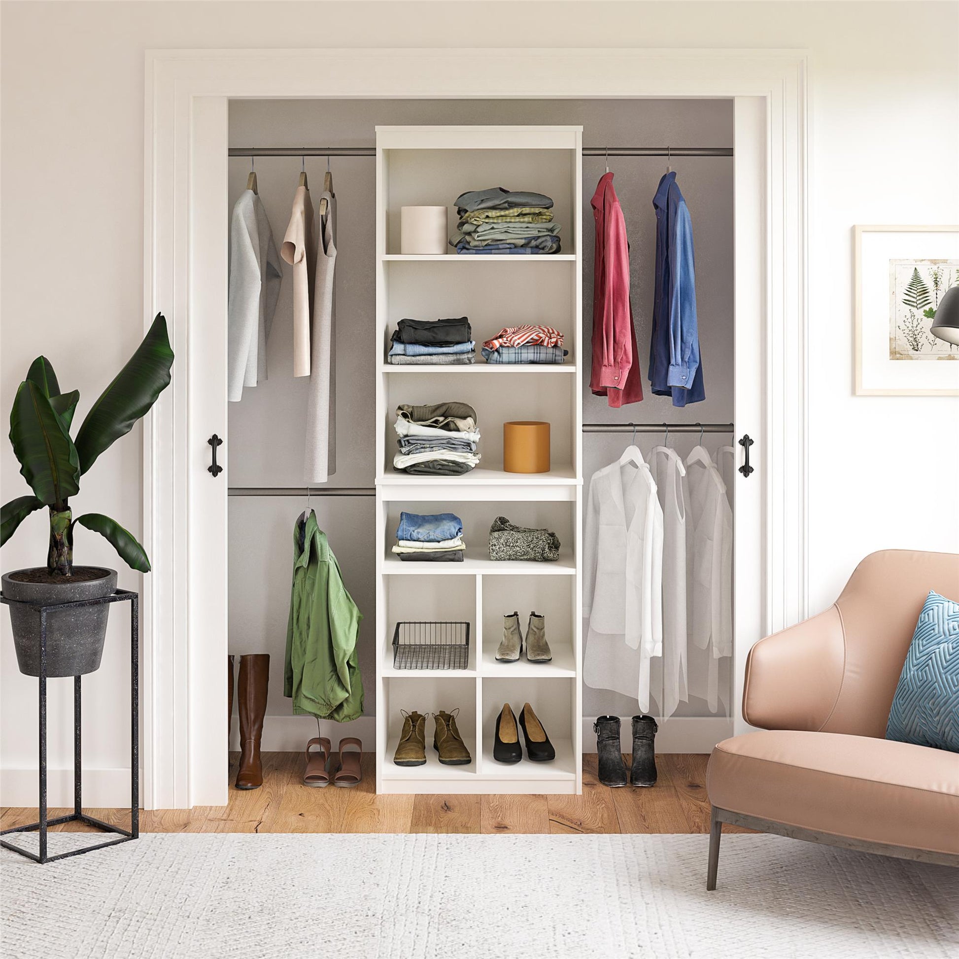 Systembuild Evolution Closet Storage System - White