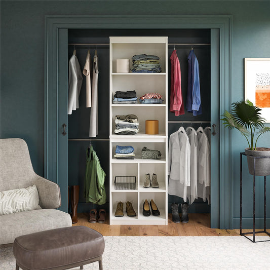 Systembuild Evolution Closet Storage System - White