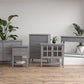 Franklin 6 Drawer Dresser with Durable Metal Slides - Gray