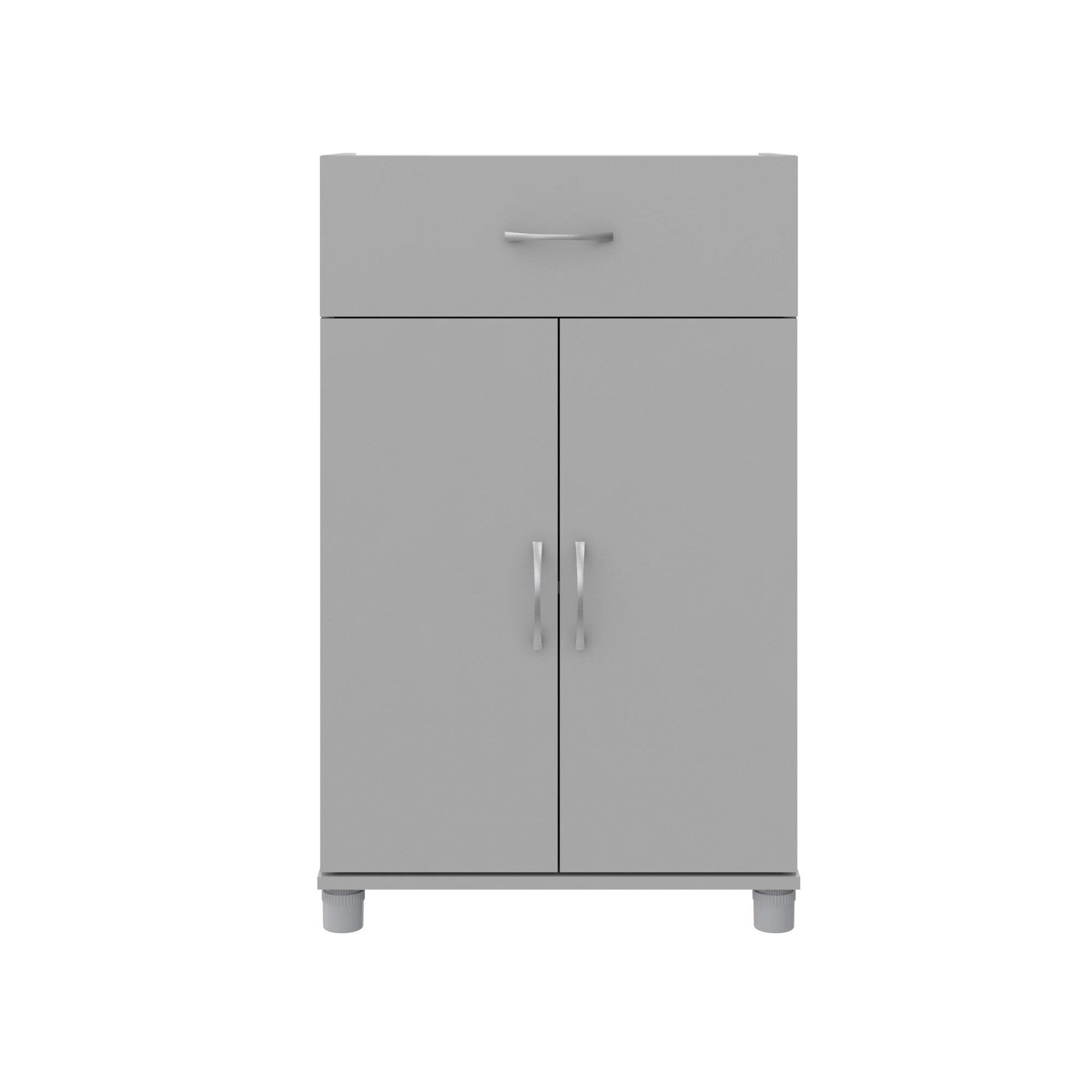 Basin 24 Inch 2 Door Base Storage Cabinet - Dove Gray