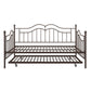 Tokyo Metal Daybed and Trundle Set with Metal Slats - Bronze - Full