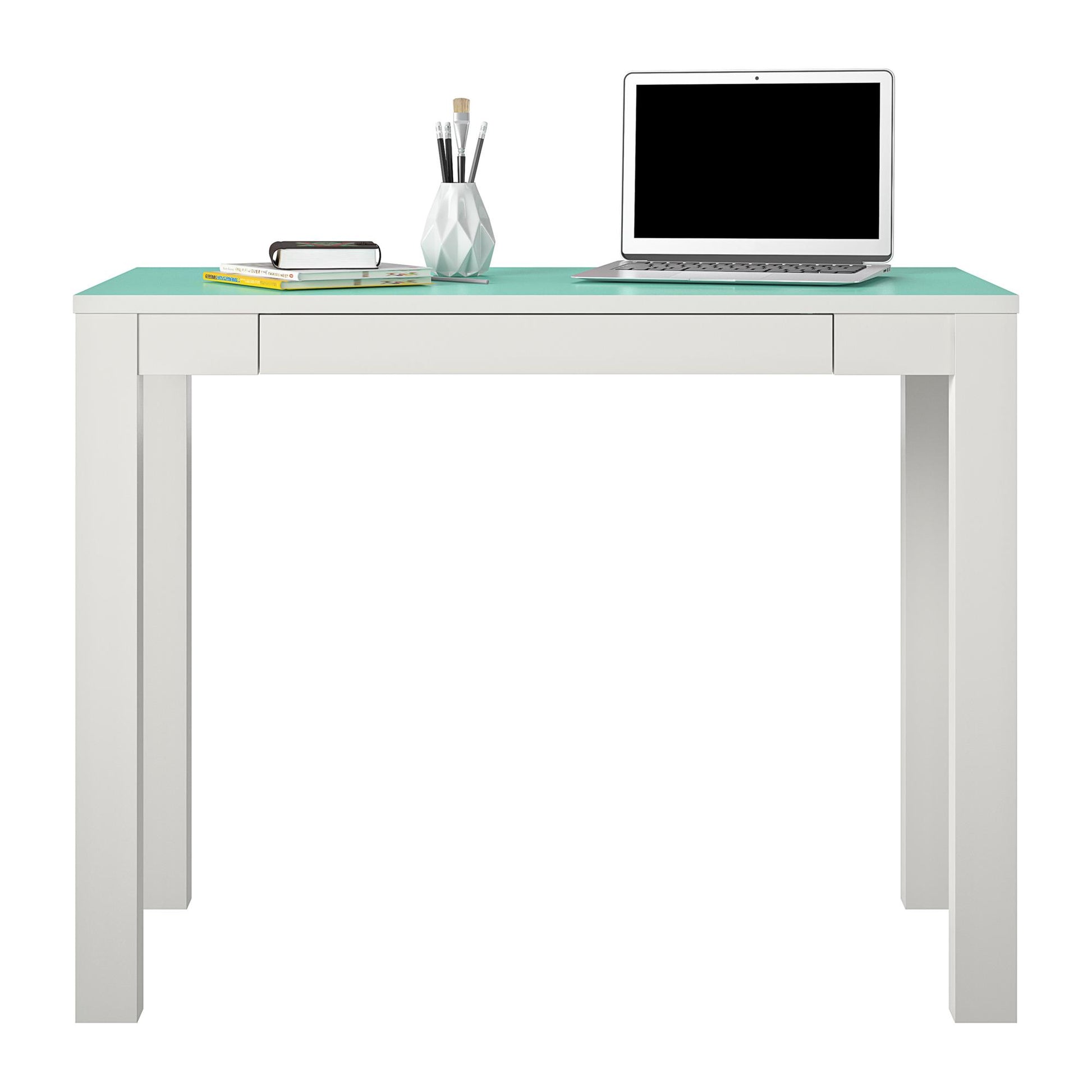 Parsons Computer Desk with Drawer - Spearmint