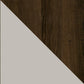 Concord Computer Desk with Storage, Brown Oak/Gray - Brown Oak