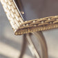 3 Piece High Top Bistro Wicker Patio Table and Chairs Set - Brown