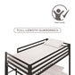 Miles Twin Over Twin Metal Bunk Bed with Secured Metal Slats and Integrated Ladder - Black - Twin-Over-Twin
