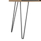 Concord Computer Desk with Storage, Natural/Black - Natural