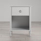Rowan Valley Arden 1 Drawer Kids’ Nightstand with Open Cubby Space - Dove Gray