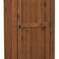 Milford 60 Inch Single Door Storage Pantry Cabinet with 4 Shelves - Old Fashion Pine