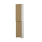 Basin 14 Inch Linen Storage Tower  - White