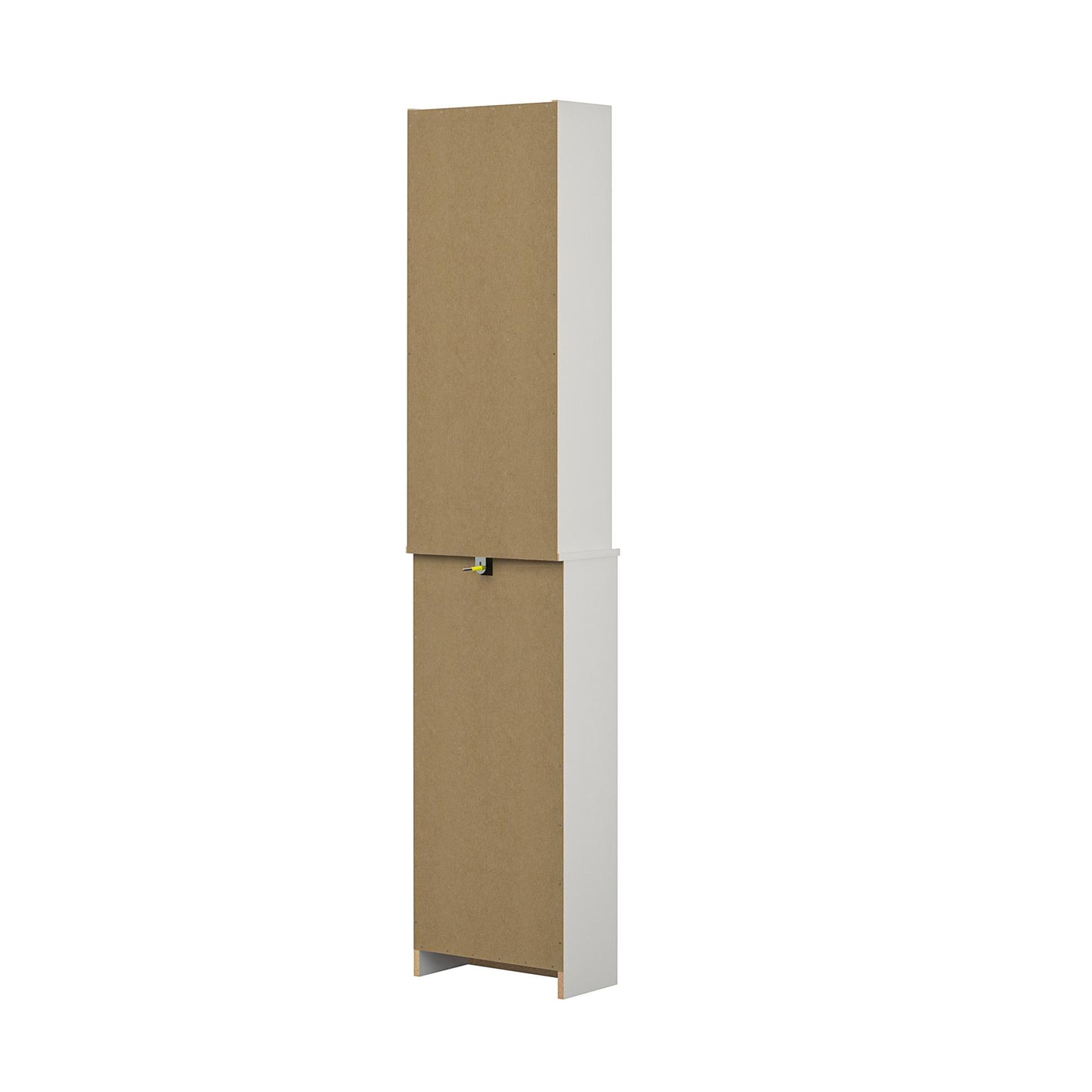 Basin 14 Inch Linen Storage Tower  - White