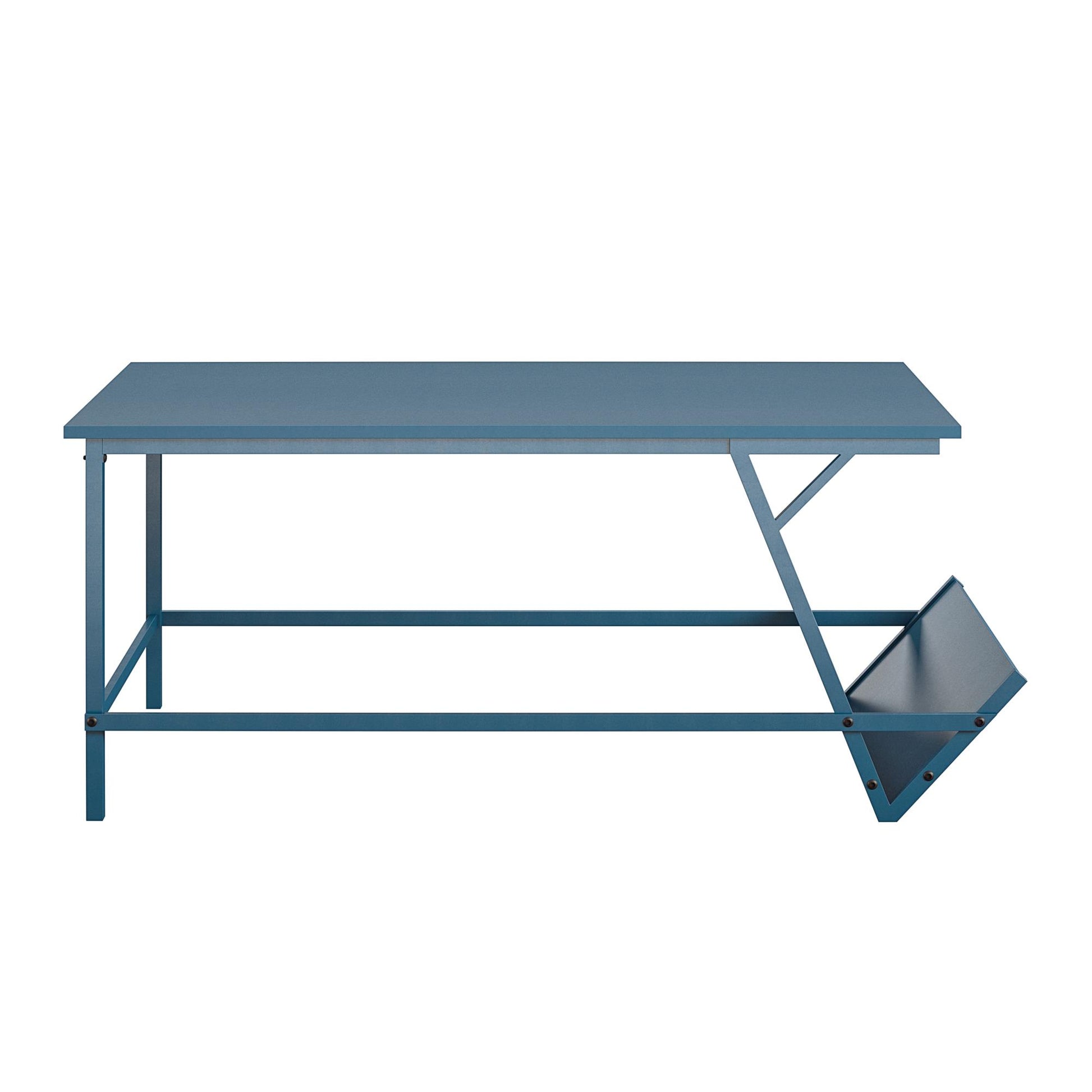 Regal Coffee Table, Blue - Blue