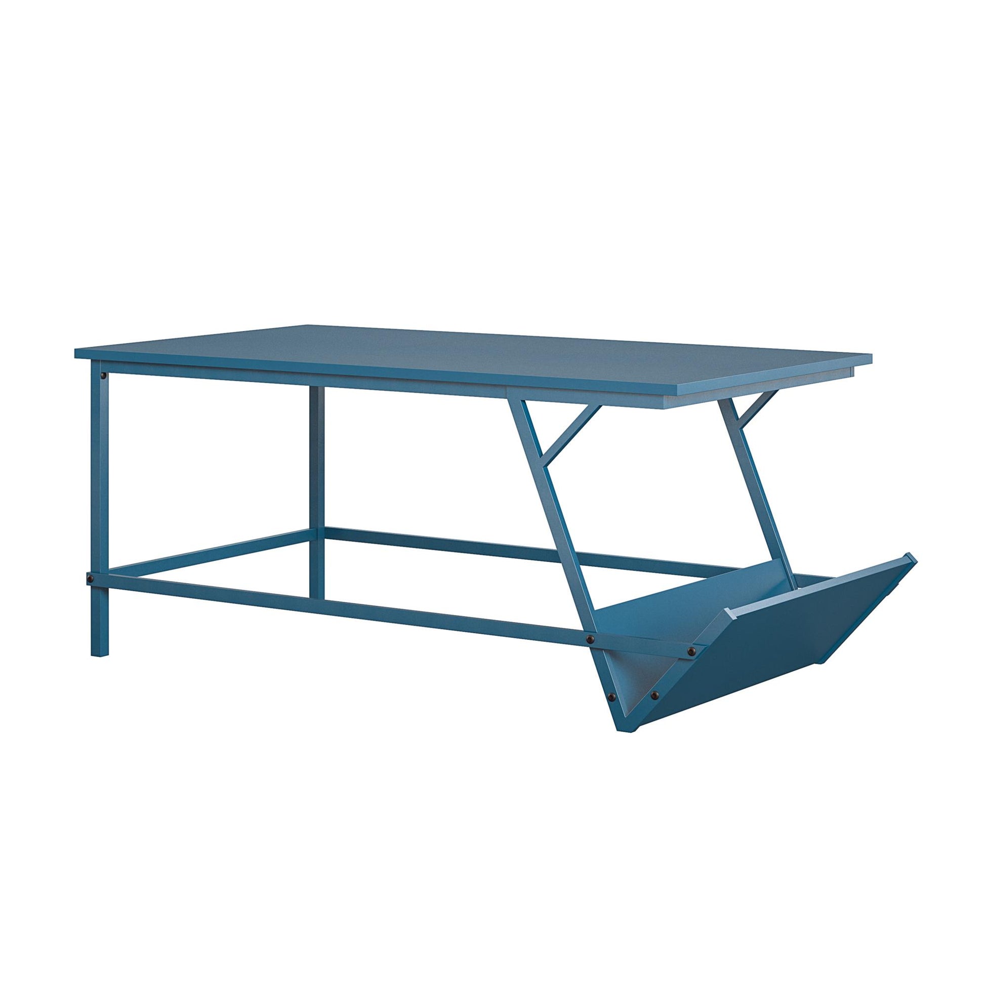 Regal Coffee Table, Blue - Blue