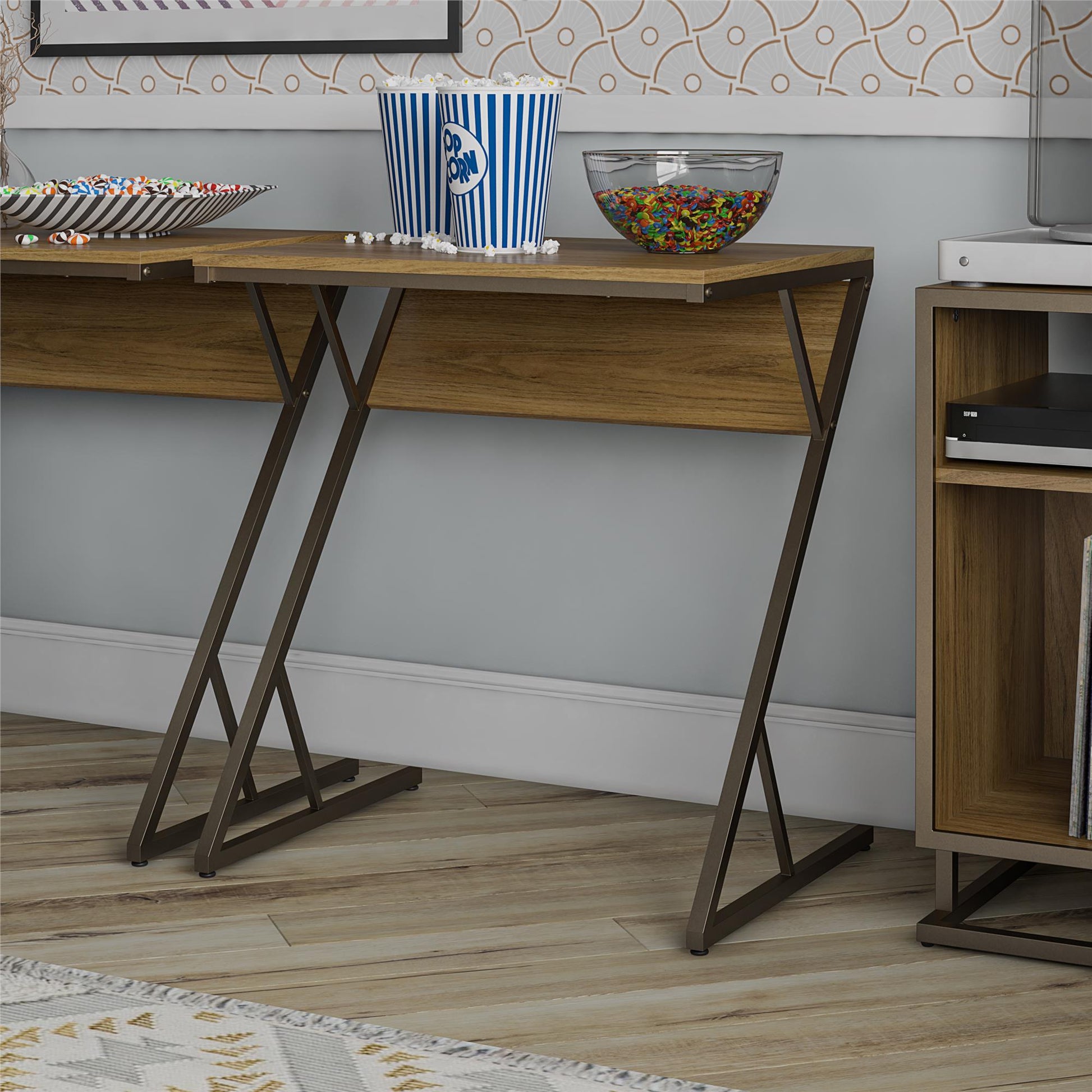 Regal Accent Table/Laptop Desk, Walnut - Walnut