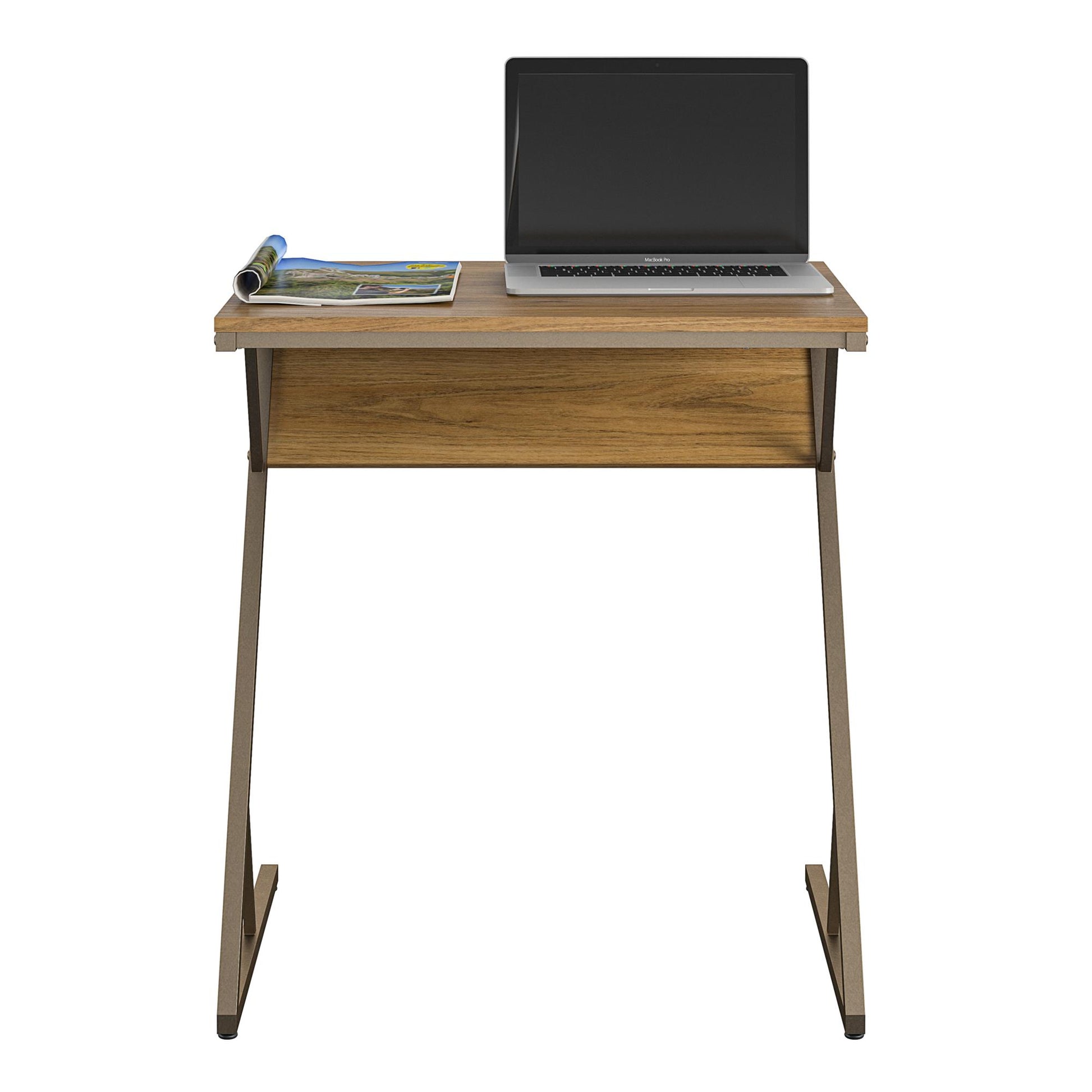 Regal Accent Table/Laptop Desk, Walnut - Walnut