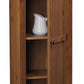 Milford 60 Inch Single Door Storage Pantry Cabinet with 4 Shelves - Old Fashion Pine