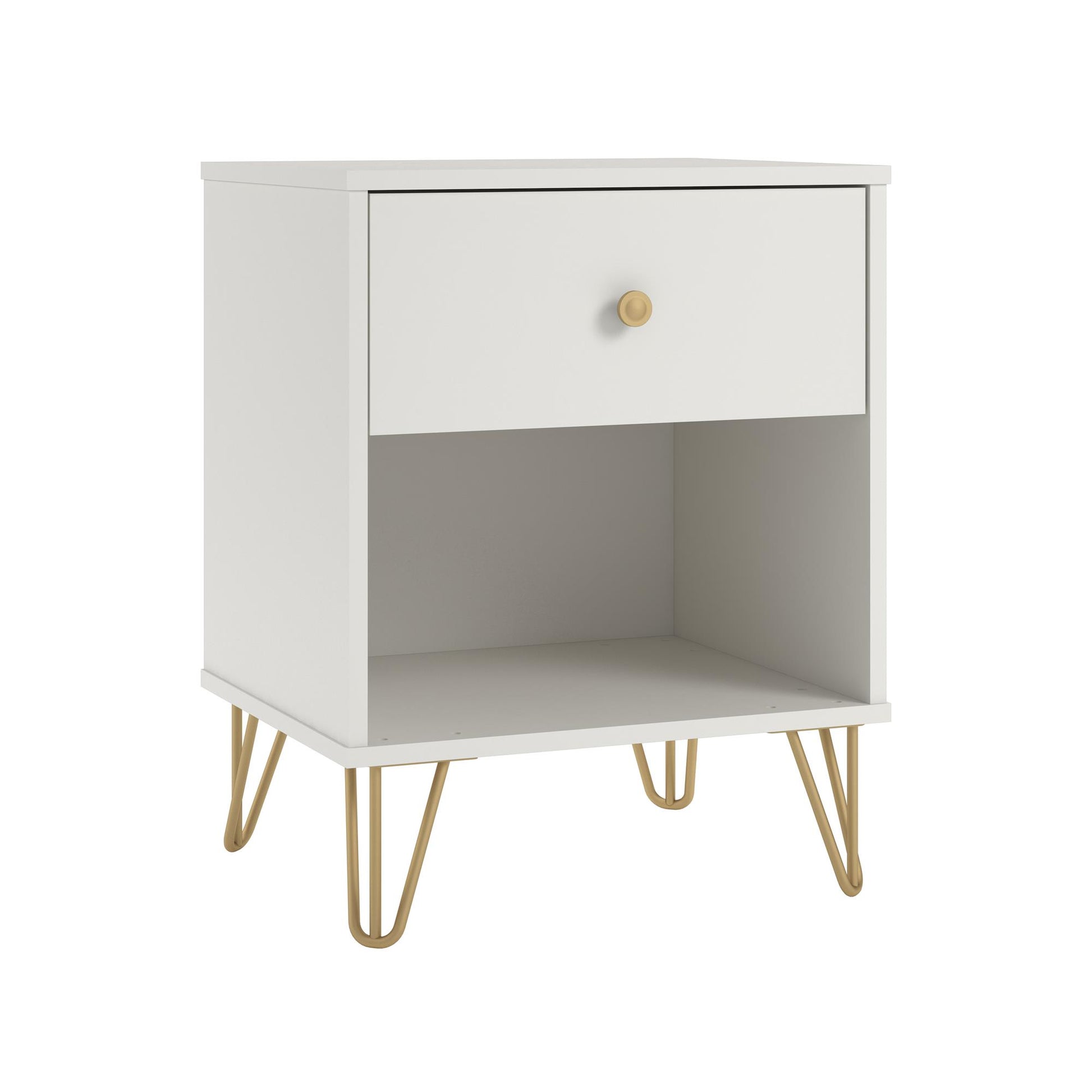 Finley Nightstand, White - White