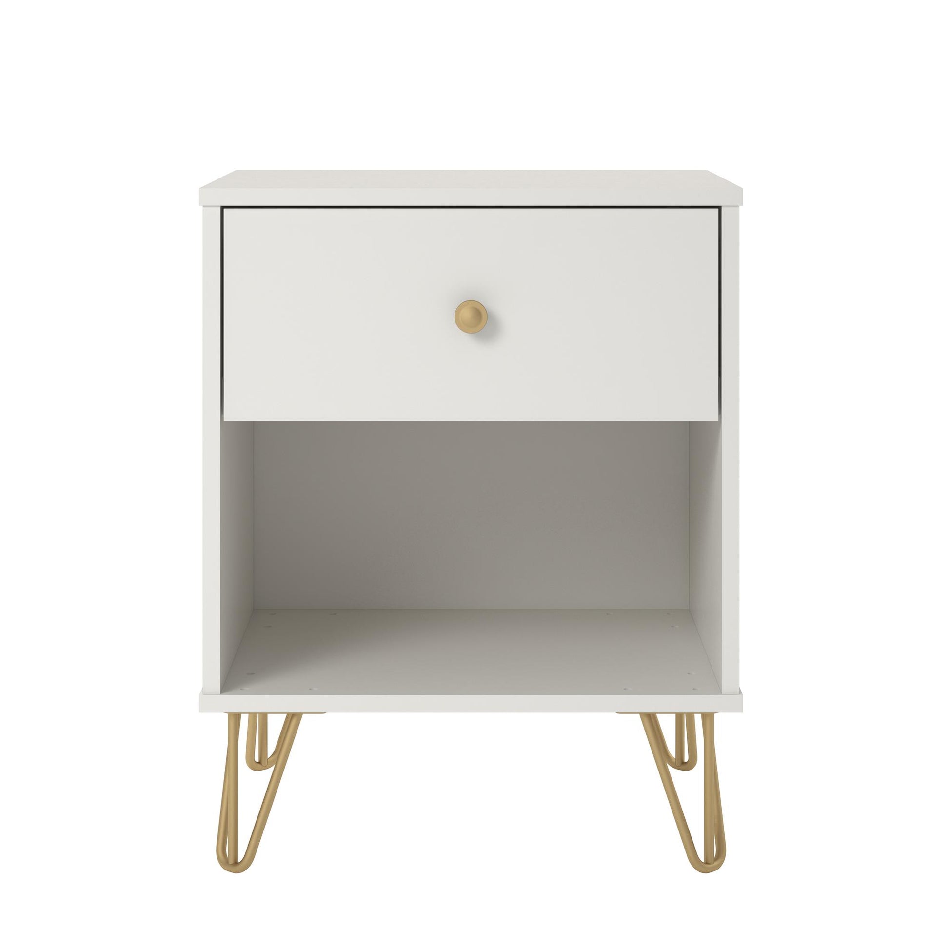 Finley Nightstand, White - White