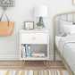 Finley Nightstand, White - White