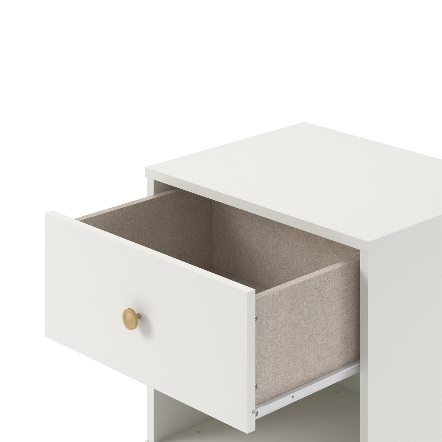Finley Nightstand, White - White
