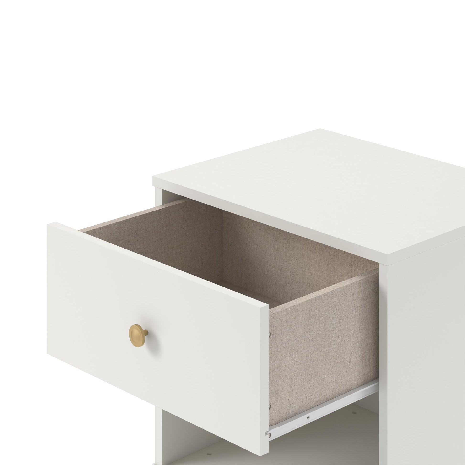 Finley Nightstand, White - White