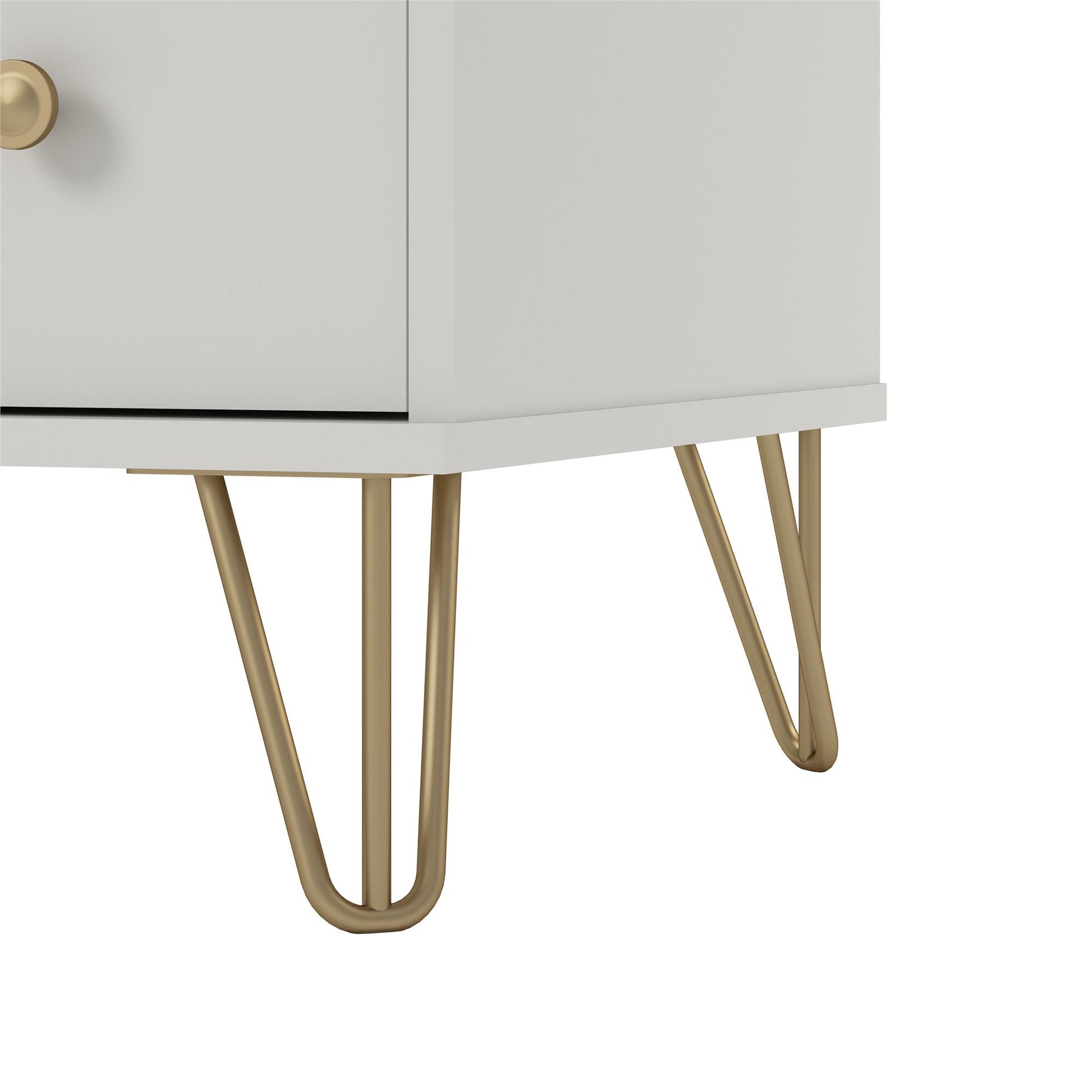 Finley 4 Drawer Dresser, White - White