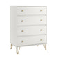 Finley 4 Drawer Dresser, White - White
