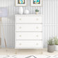 Finley 4 Drawer Dresser, White - White