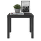 Parsons Hollow Core End Table with Large Top - Espresso
