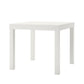 Parsons End Table, White - White