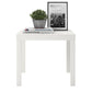Parsons End Table, White - White