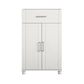Callahan 24 Inch 1 Drawer and 2 Door Base Storage Cabinet - White