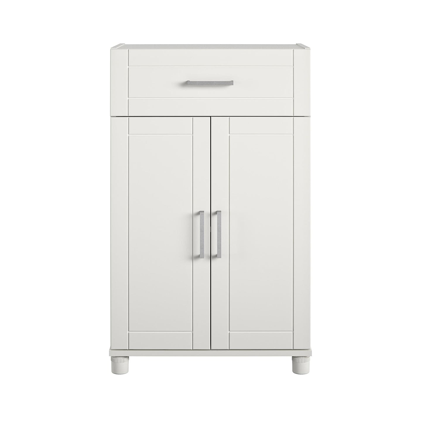 Callahan 24 Inch 1 Drawer and 2 Door Base Storage Cabinet - White