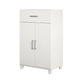 Callahan 24 Inch 1 Drawer and 2 Door Base Storage Cabinet - White