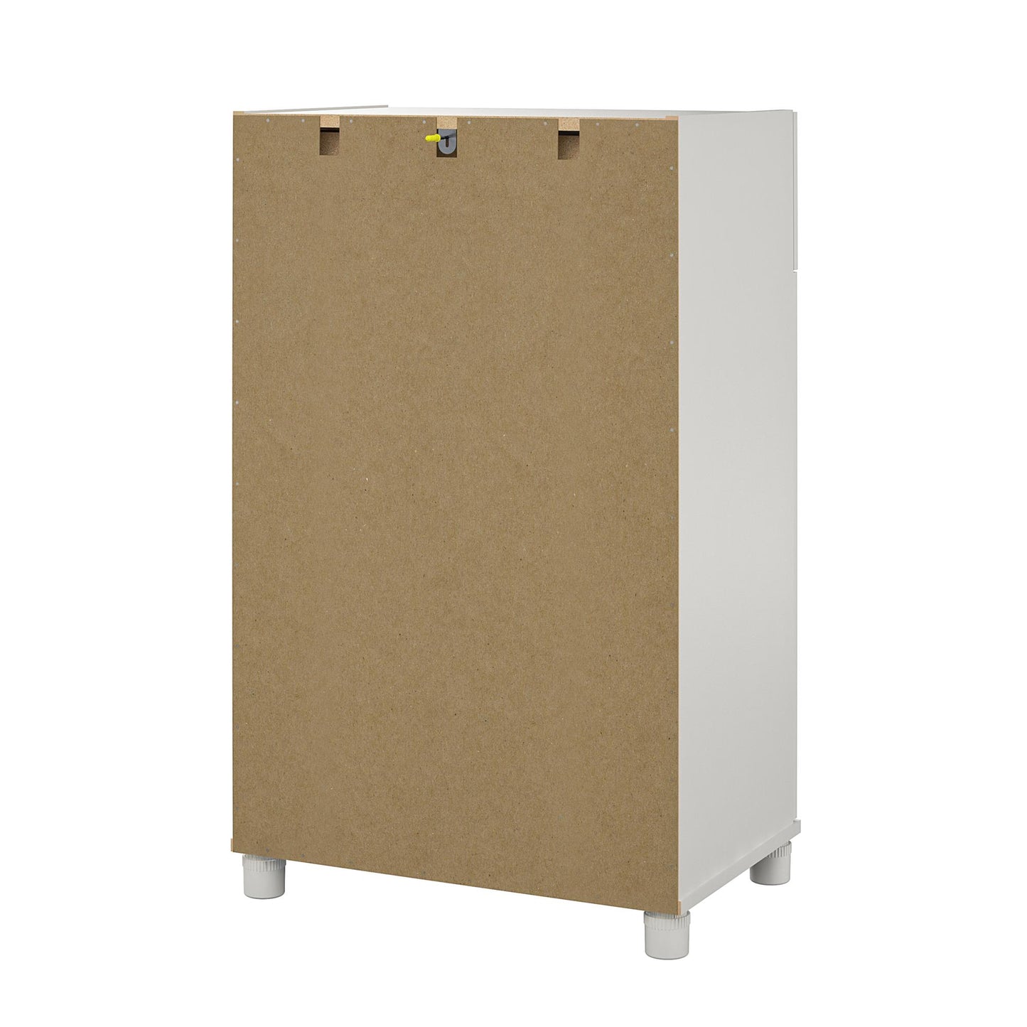 Callahan 24 Inch 1 Drawer and 2 Door Base Storage Cabinet - White