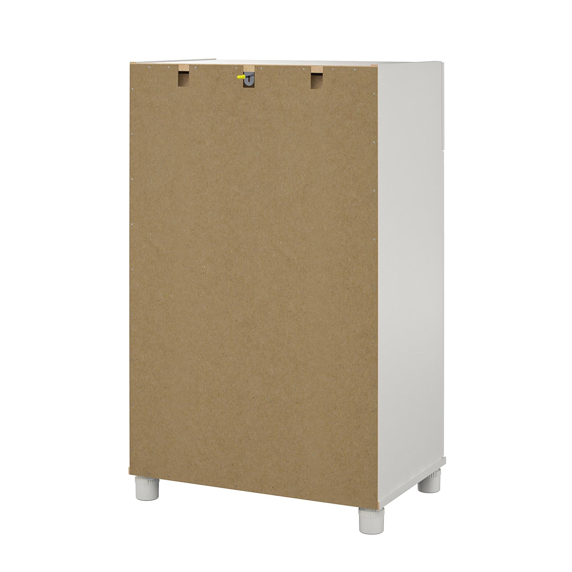Callahan 24 Inch 1 Drawer and 2 Door Base Storage Cabinet - White