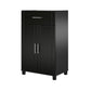 Callahan 24 Inch 1 Drawer and 2 Door Base Storage Cabinet - Black