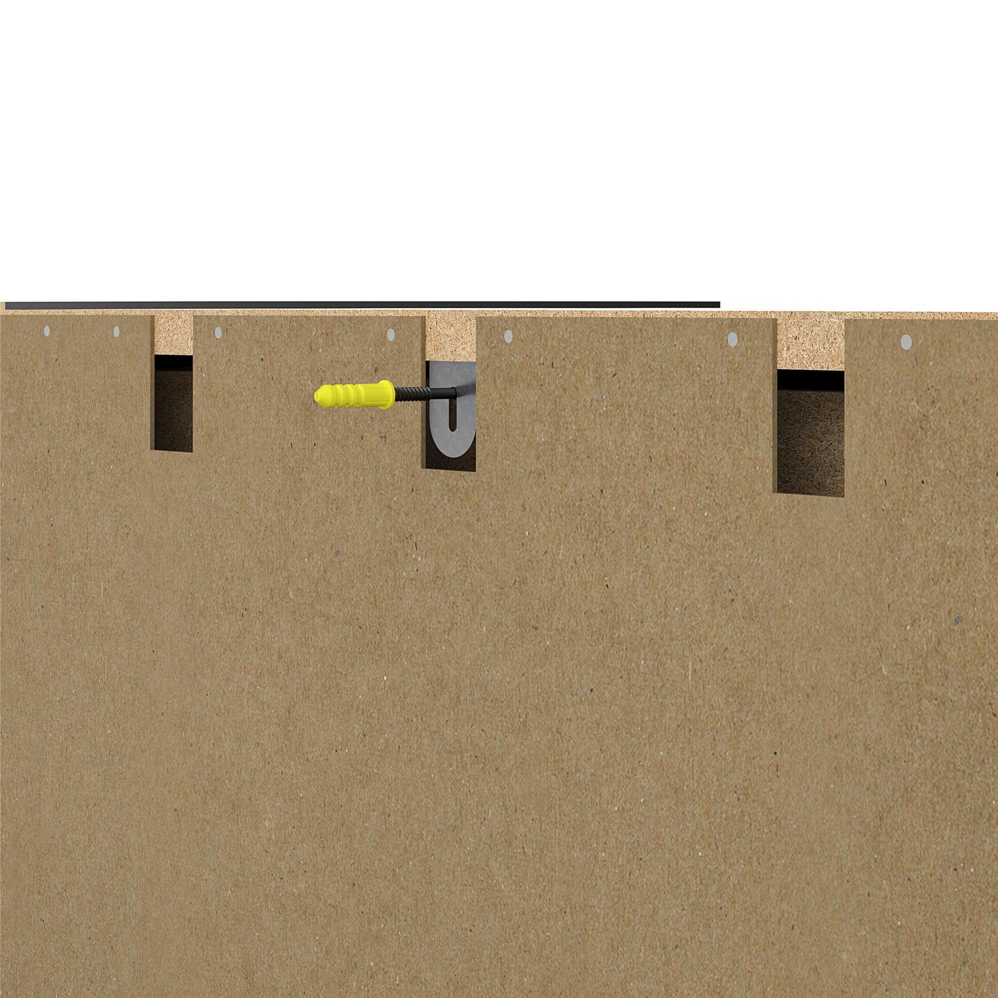 Callahan 24 Inch 1 Drawer and 2 Door Base Storage Cabinet - Black